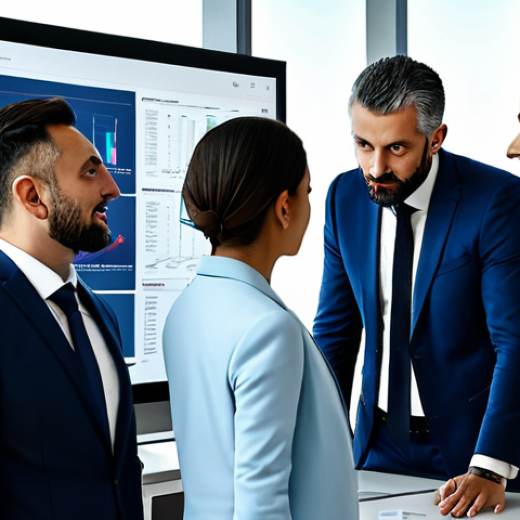 **
"A diverse team of marketing professionals collaborating in a bright, modern office in Istanbul, Turkey. They are analyzing consumer data displayed on a large screen, discussing insights. Everyone is fully clothed in appropriate business attire, safe for work, perfect anatomy, natural poses, professional, high-quality rendering."
**