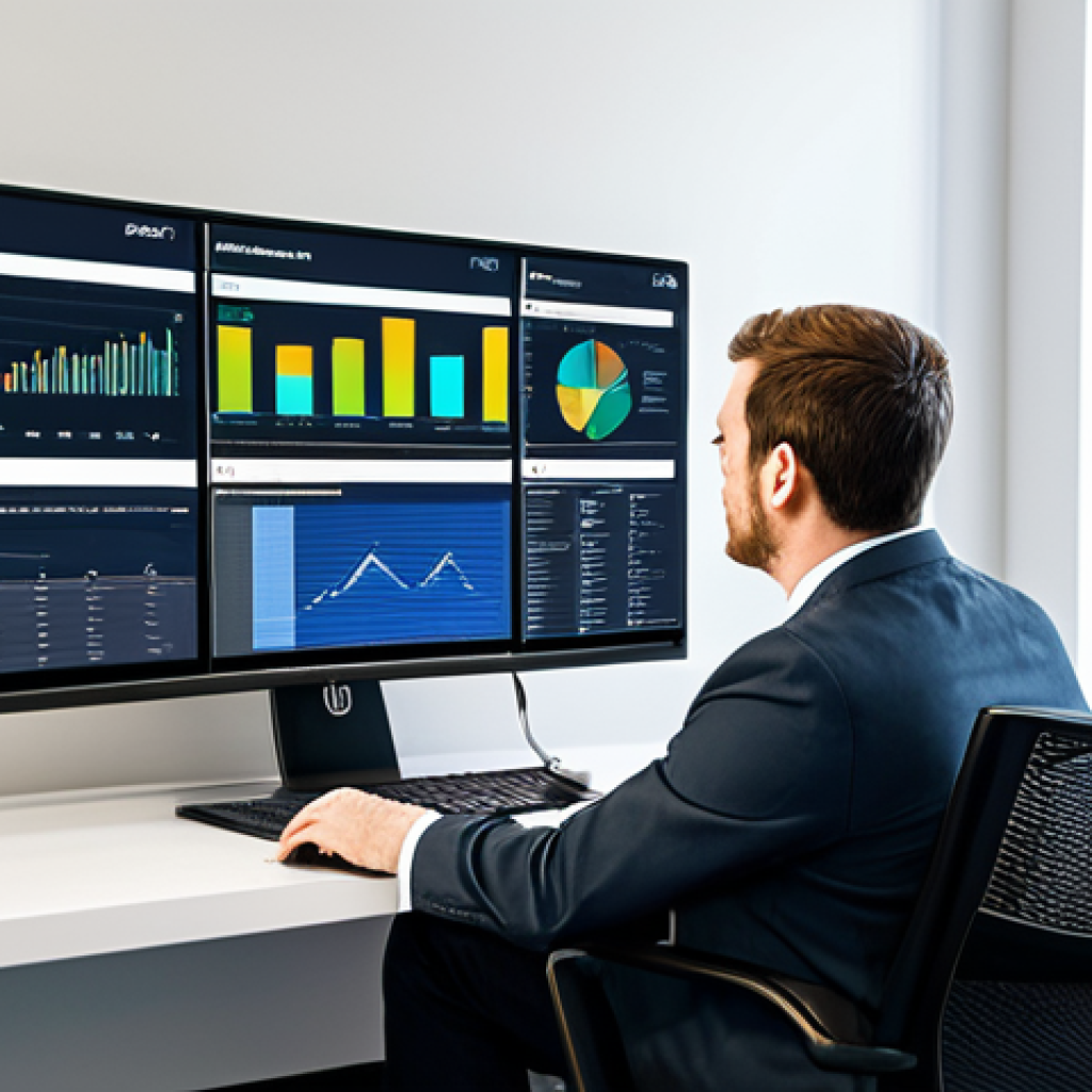 Data-Driven Personalization**
A modern office scene. A data analyst, fully clothed in professional attire, is reviewing customer behavior data on a large screen. The screen displays charts and graphs visualizing purchasing patterns and website interactions. The setting includes comfortable chairs and collaborative workspaces. Bright, natural lighting fills the space. Perfect anatomy, correct proportions, natural pose, safe for work, appropriate content, fully clothed, professional, high quality.
**
